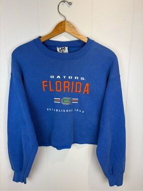 Florida Gators Precut Game Day Crop Crew Neck University of Florida UF Football